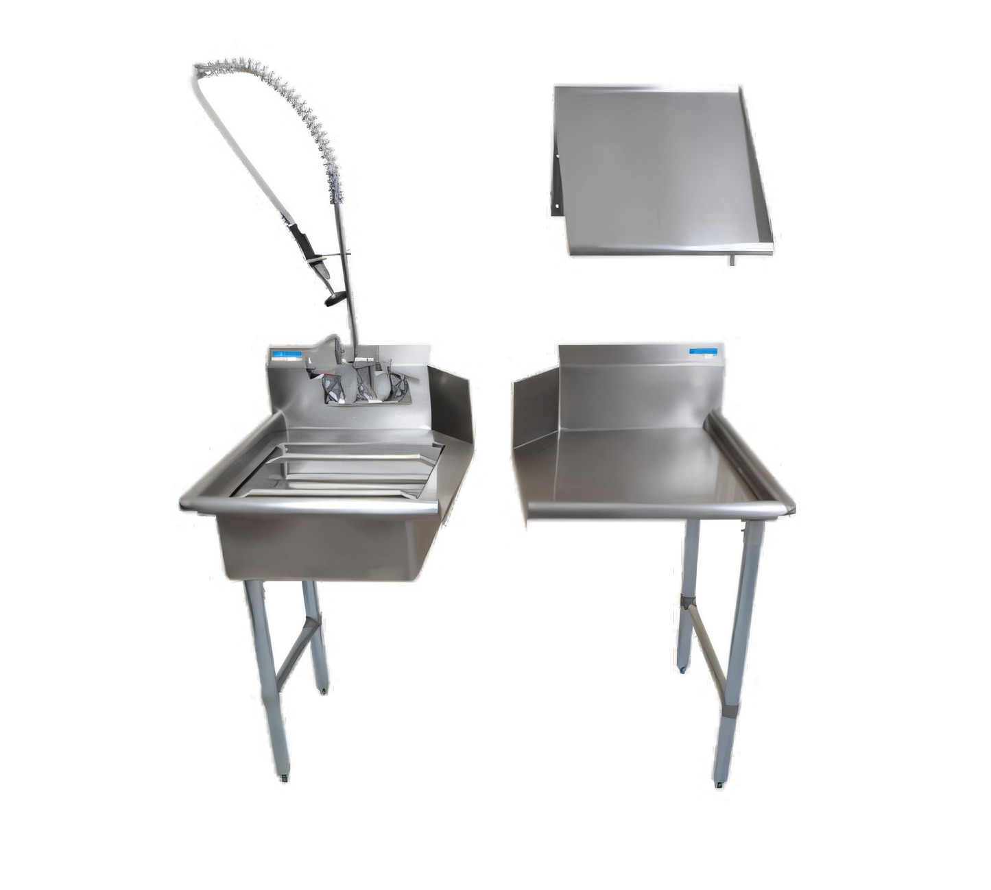 BK Resources Compartment Sinks - BKDTK-26-L-G