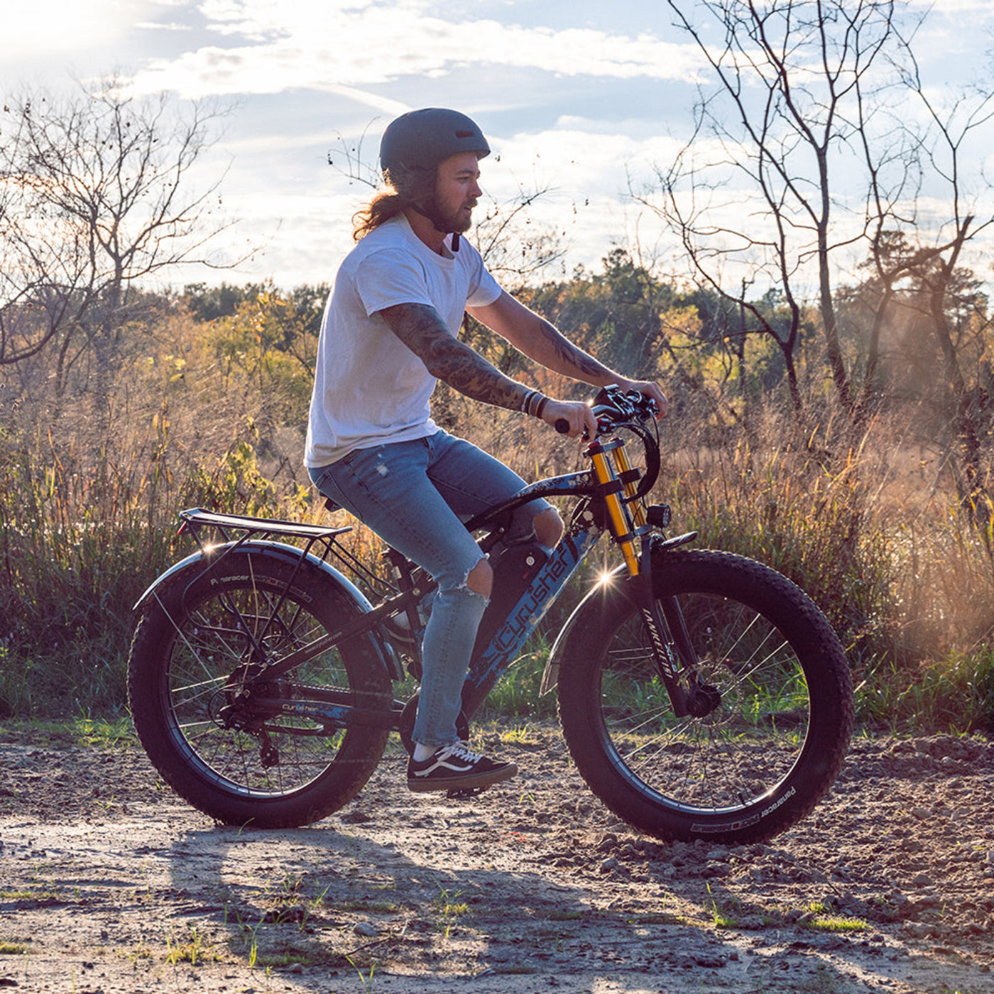 Cyrusher XF900 Mountain Motorcycle-Style Ebike - US-900-YL17A