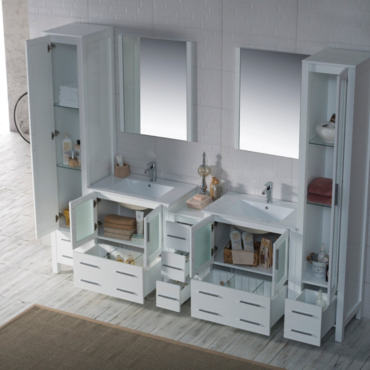 Blossom Sydney 102 Inch Bathroom Vanity - V8001 102 01