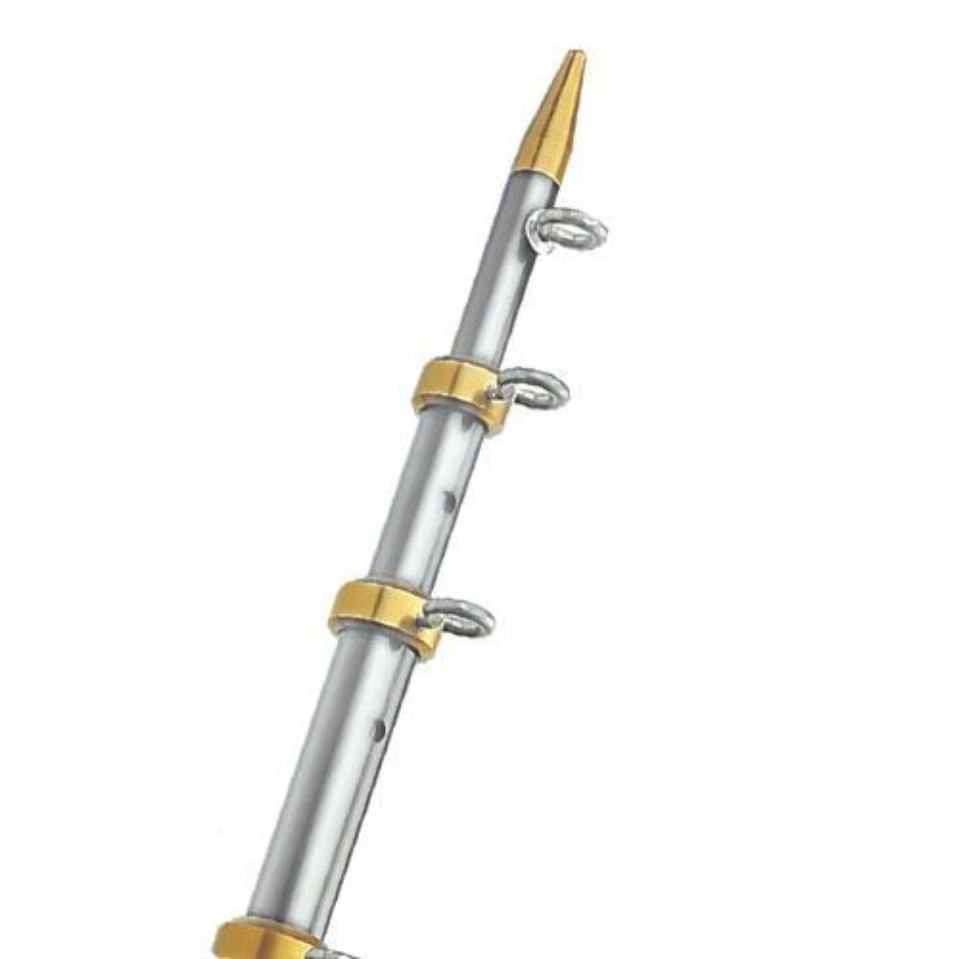 TACO Marine 18' 1-1/2"Diameter Aluminum Tele-Outrigger Poles Sport Fishing / Outrigger Poles OT Series