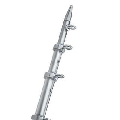 TACO Marine HD 15' Aluminum Tele-Outrigger Poles Sport Fishing / Outrigger Poles OT Series - OT-0541VEL15-HD