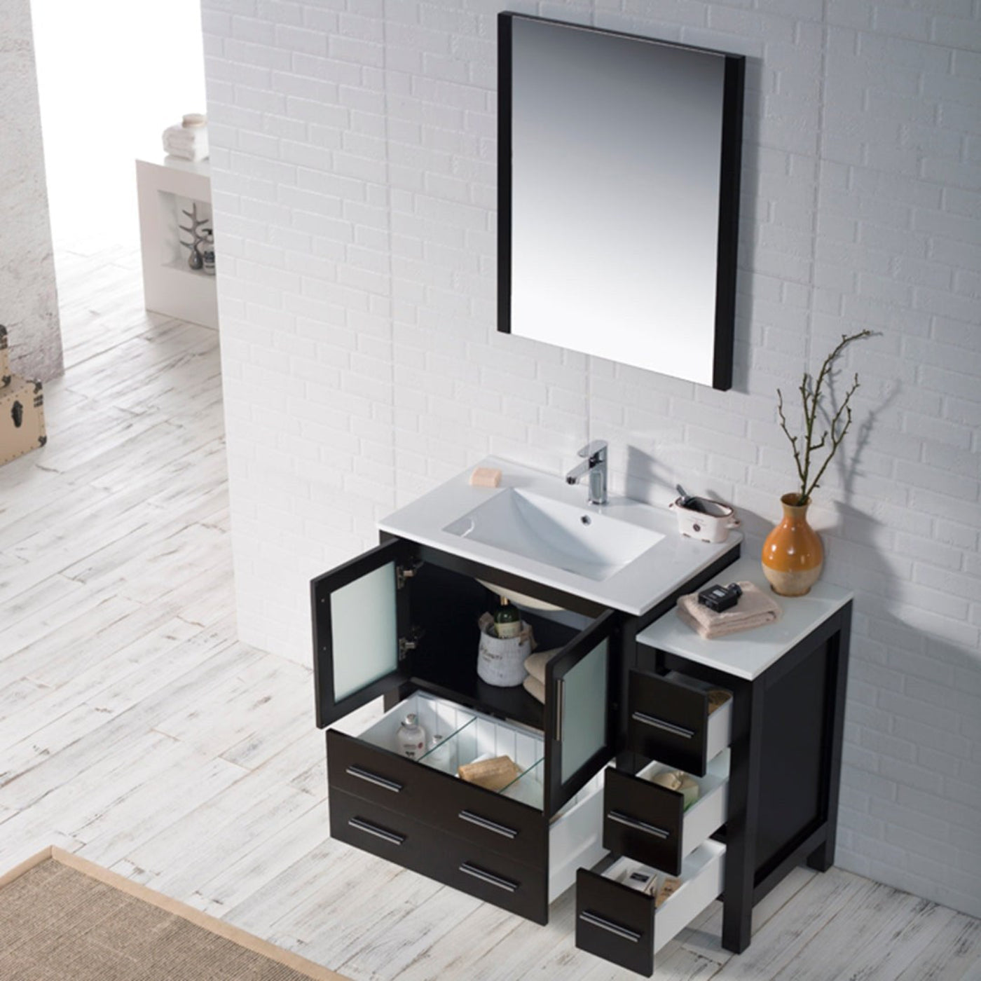 Blossom Sydney 42 Inch Vanity with Side Cabinet - V8001 42 01