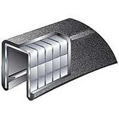 TACO Marine 250' White Flex Trim 1/4" Opening X 1/2" - V30-1008W250