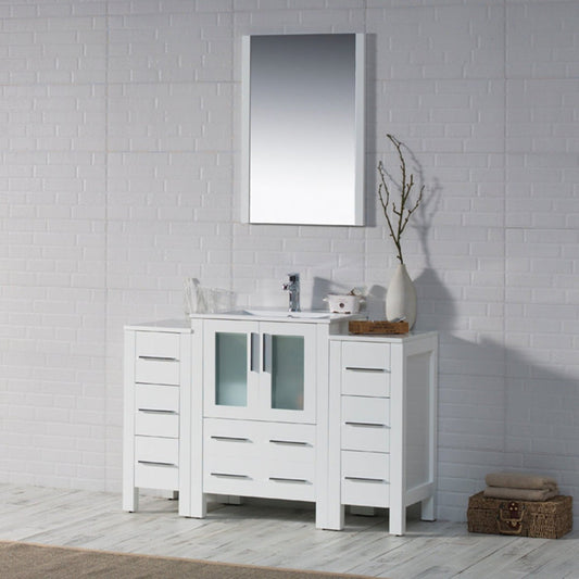Blossom Sydney 48 Inch Bathroom Vanity with Side Cabinet - V8001 48S 01