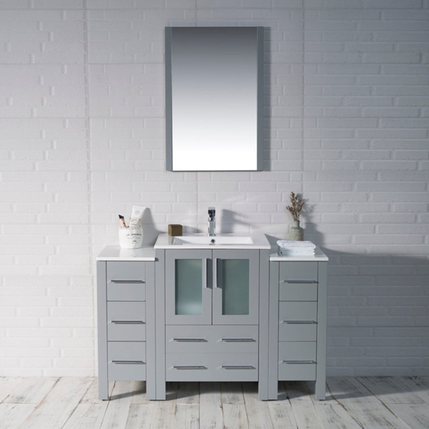 Blossom Sydney 48 Inch Bathroom Vanity with Side Cabinet - V8001 48S 01