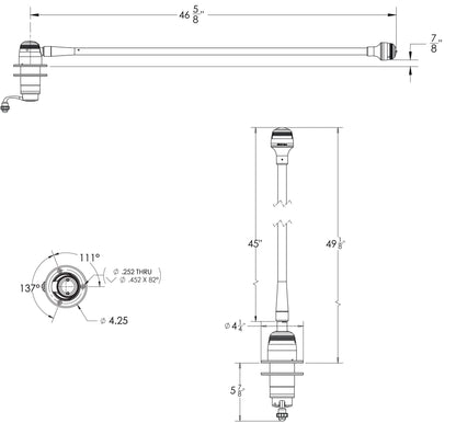 Taco Marine Grand Slam Anchor & Stern Light - GS-900