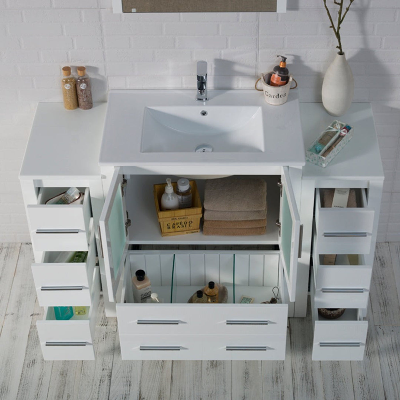 Blossom Sydney 54 Inch Bathroom Vanity with Side Cabinet - V8001 54 01