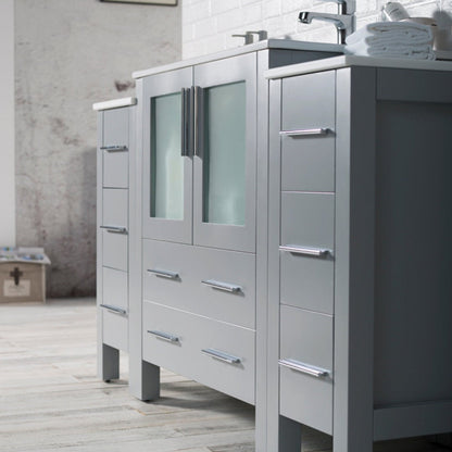 Blossom Sydney 54 Inch Bathroom Vanity with Side Cabinet - V8001 54 01