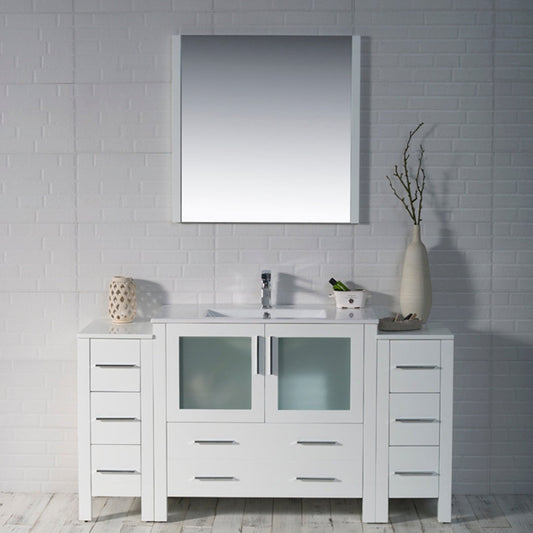 Blossom Sydney 60 Inch Bathroom Vanity with Side Cabinet - V8001 60S 01