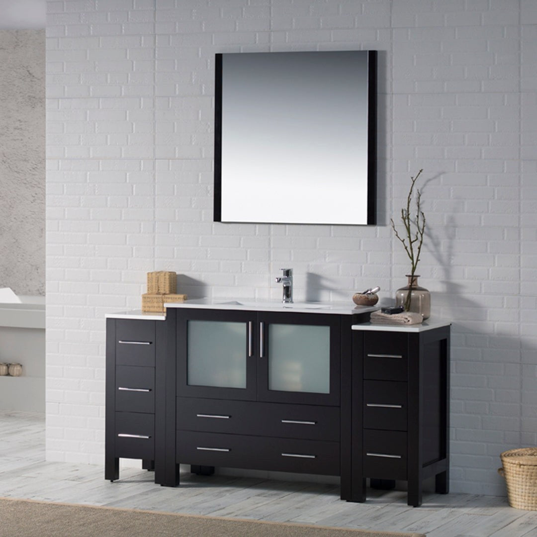 Blossom Sydney 60 Inch Bathroom Vanity with Side Cabinet - V8001 60S 01