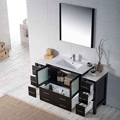 Blossom Sydney 60 Inch Bathroom Vanity with Side Cabinet - V8001 60S 01