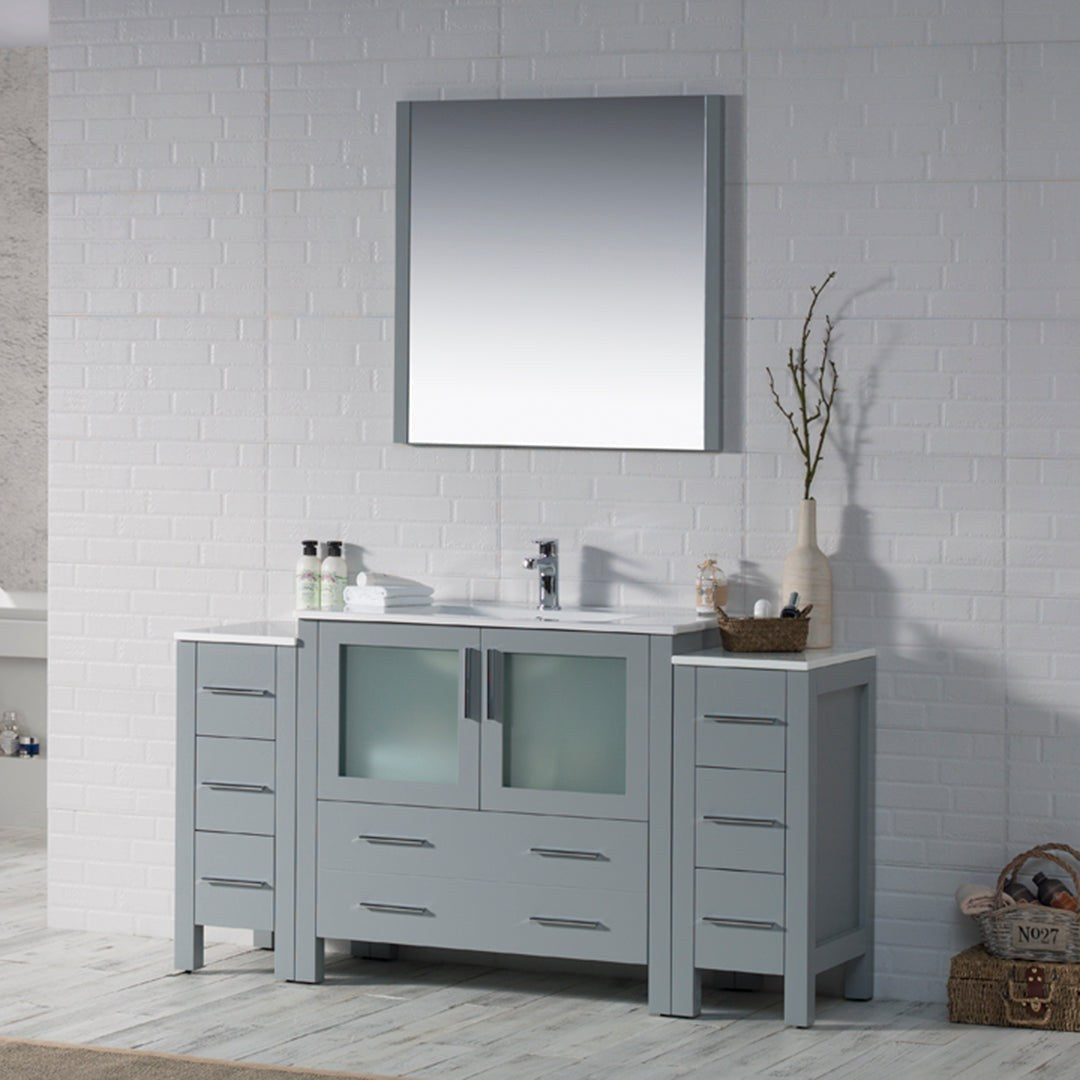 Blossom Sydney 60 Inch Bathroom Vanity with Side Cabinet - V8001 60S 01