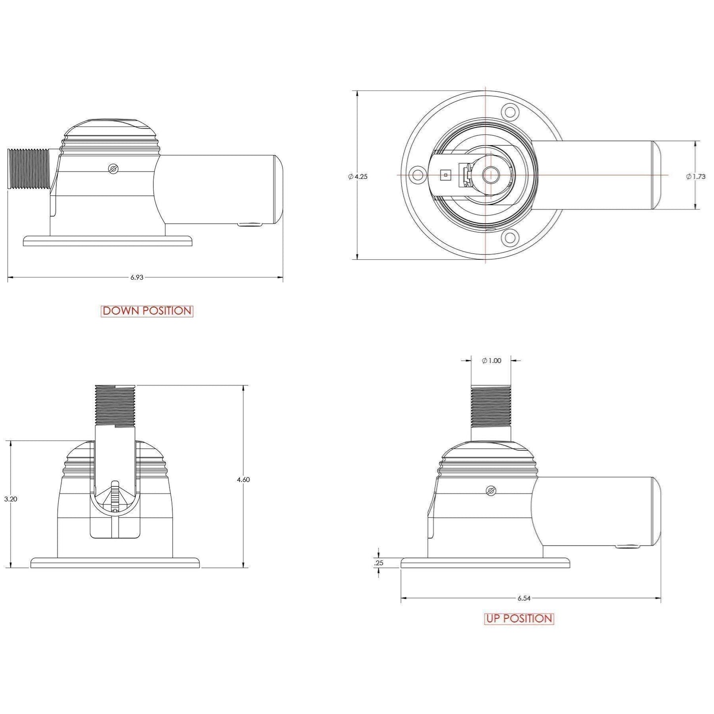 Taco Marine Grand Slam 950 Electric Masthead Anchor Light - GS-950
