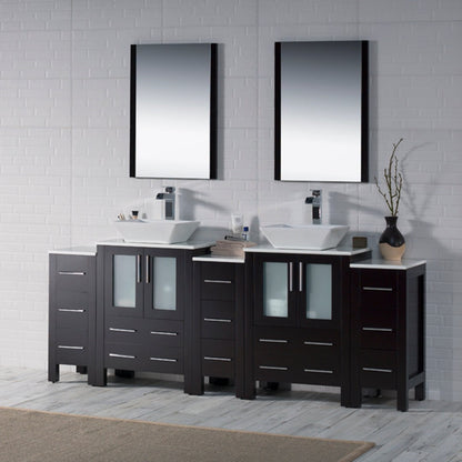 Blossom Sydney 84 Inch Bathroom Vanity with Side Cabinet - V8001 84S 01