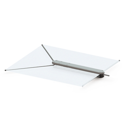 TACO Marine ShadeFin with White Fabric, Bag & Fixed Mount Kit - T10-3000-3