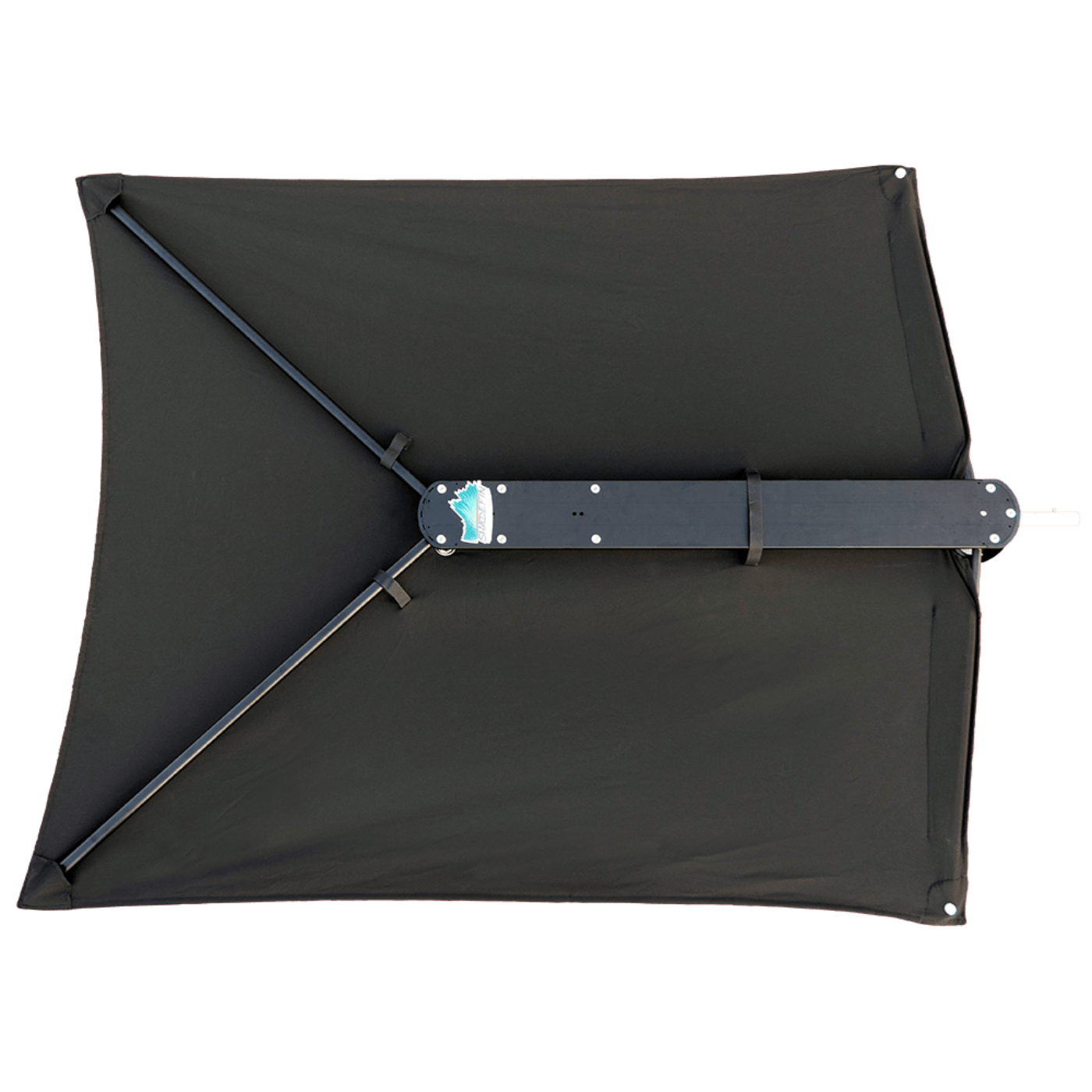 TACO Marine ShadeFin with Black Fabric, Bag & Fixed Mount Kit - T10-3000-4