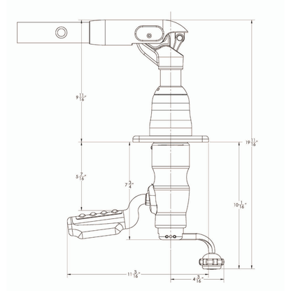 TACO Marine Combo Set 20' Carbon Fiber Outrigger Poles and Outrigger Mounts - OT-4200CF