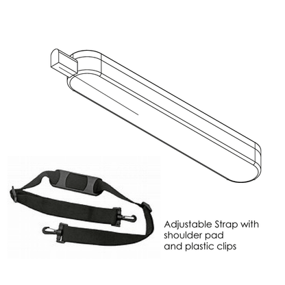 TACO Marine ShadeFin with White Fabric, Bag & Fixed Mount Kit - T10-3000-3