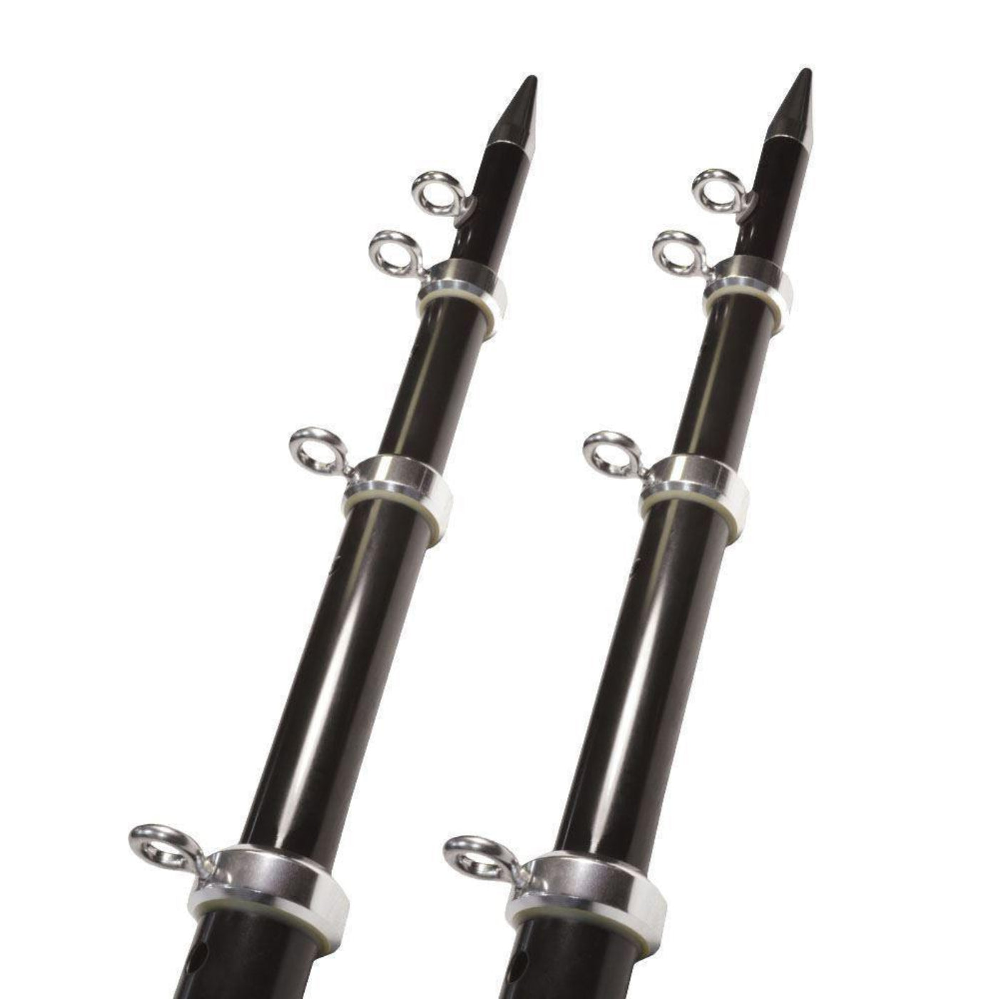 TACO Marine HD 15' Aluminum Tele-Outrigger Poles Sport Fishing / Outrigger Poles OT Series - OT-0541VEL15-HD