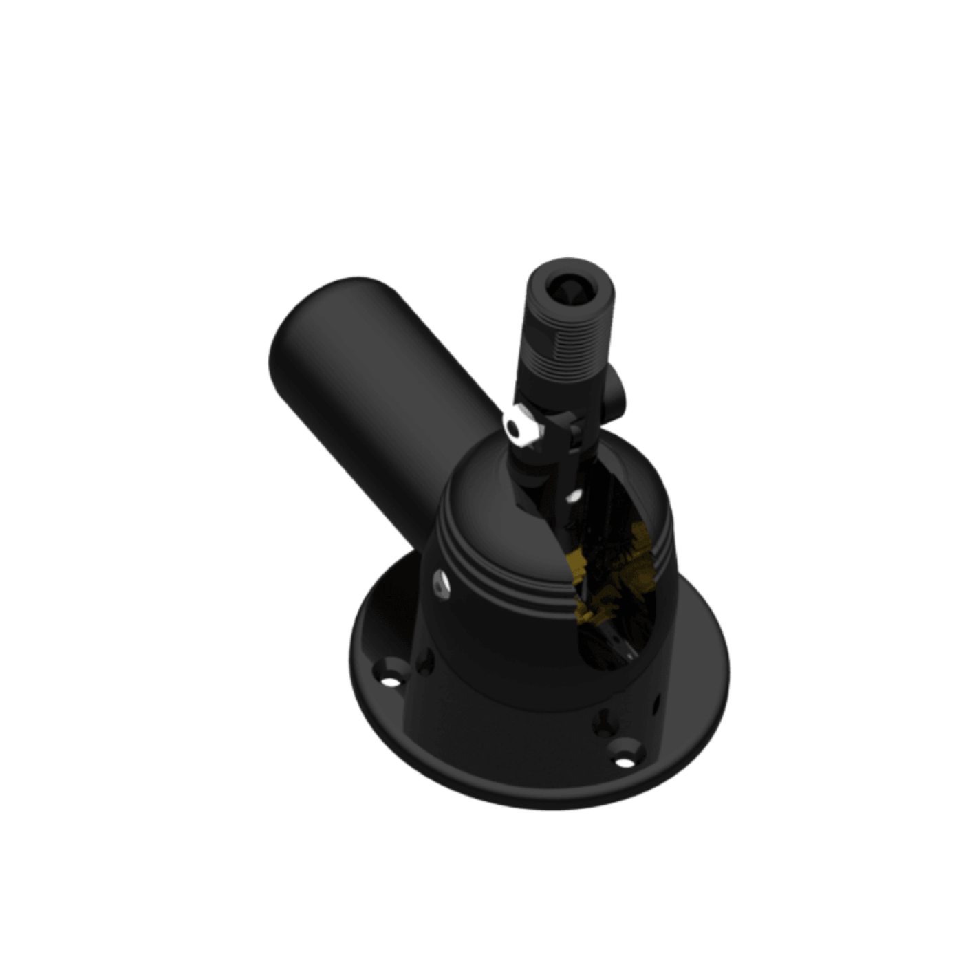 TACO Marine Blackout Series Electric VHF Antenna Mount - GS-850BHC