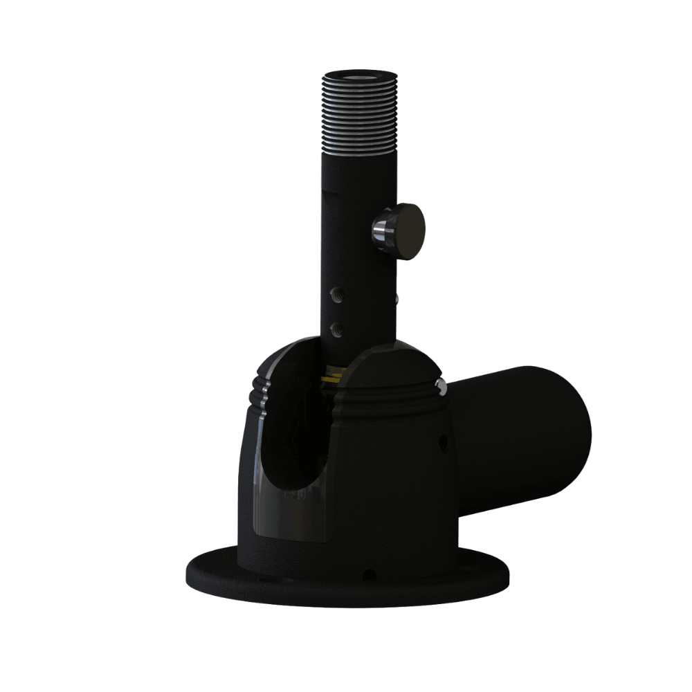 TACO Marine Blackout Series Electric VHF Antenna Mount - GS-850BHC