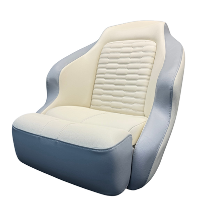 TACO Marine Limited Edition Anclote Bucket Seat, Ivory & Marble - BA1-25-OBS