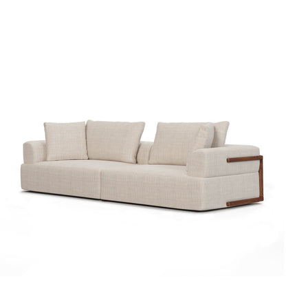 Modway Furniture Warner Luxurious 2 Piece Sofa Set - Stylish Comfort and Modern Design for Your Living Room Decor