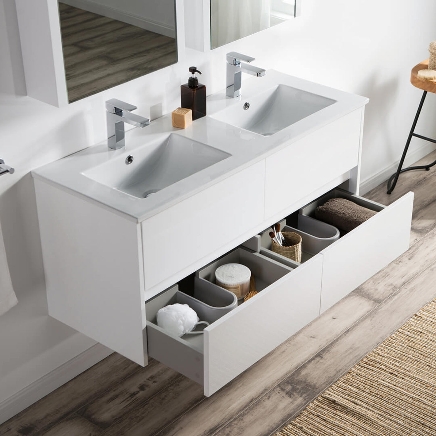 Blossom Valencia 48 Inch Bathroom Double Vanity - V8016 48 01D