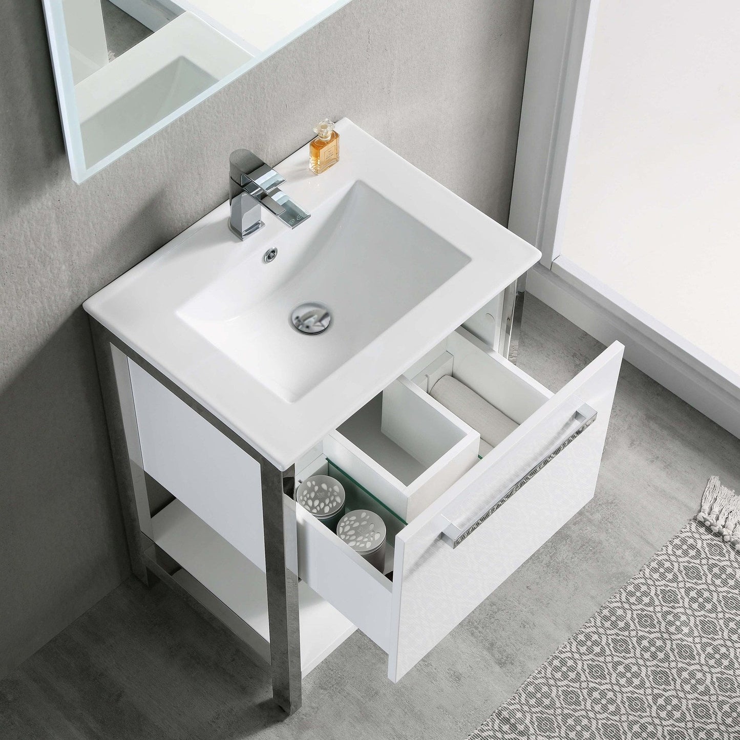 Blossom Bathroom Riga 24 Inch Bathroom Vanity - V8022 24 01