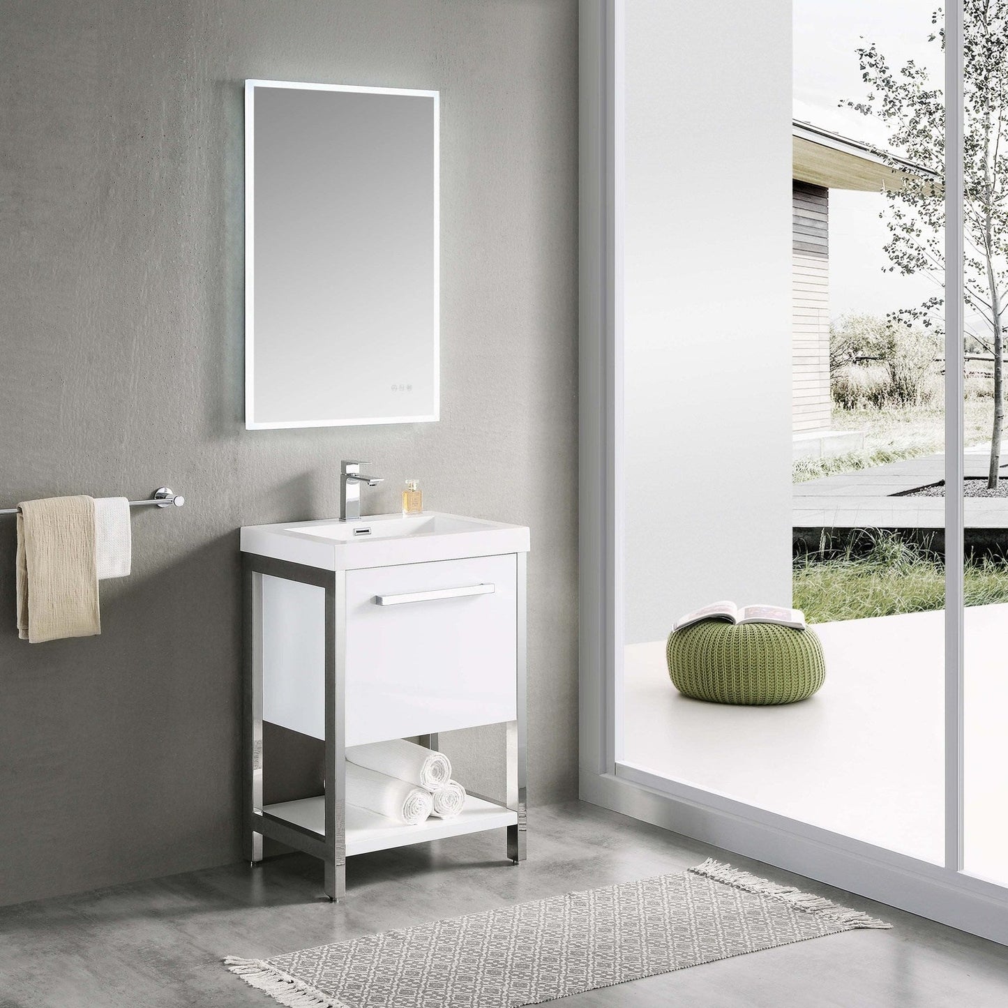 Blossom Bathroom Riga 24 Inch Bathroom Vanity - V8022 24 01