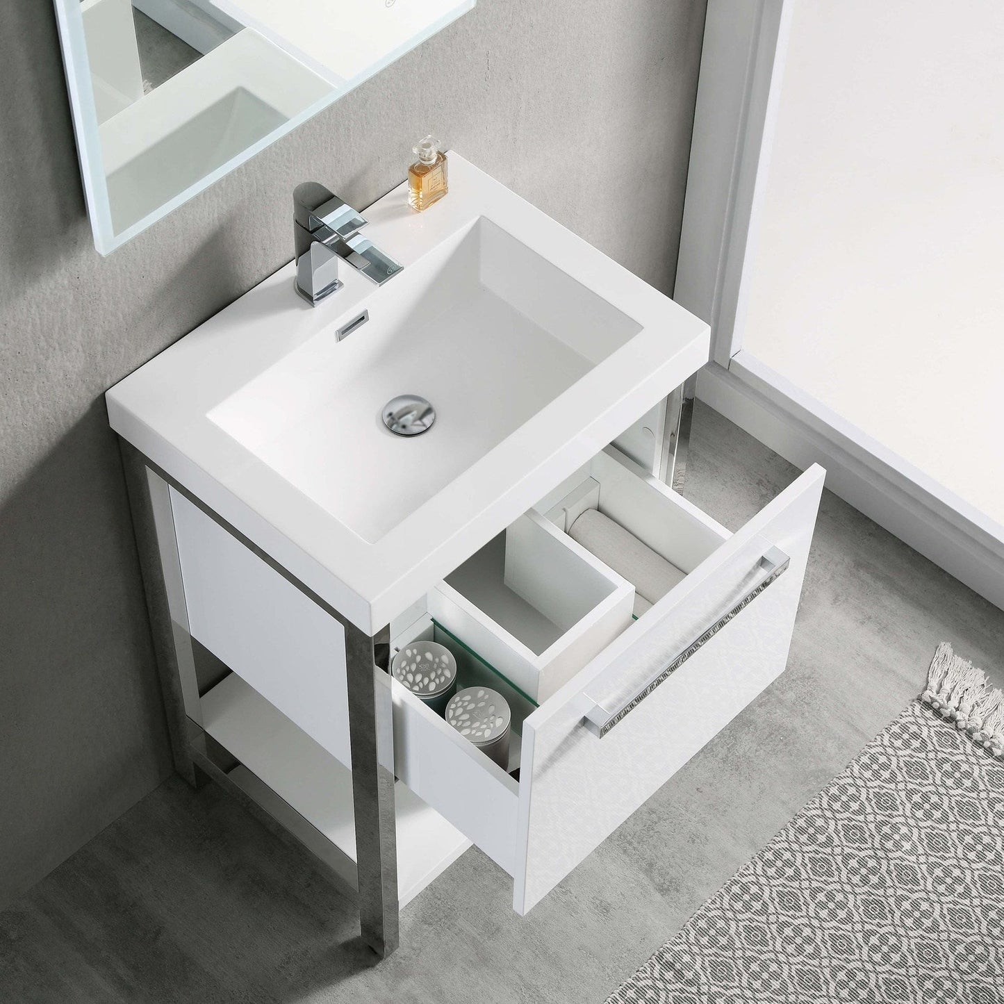 Blossom Bathroom Riga 24 Inch Bathroom Vanity - V8022 24 01