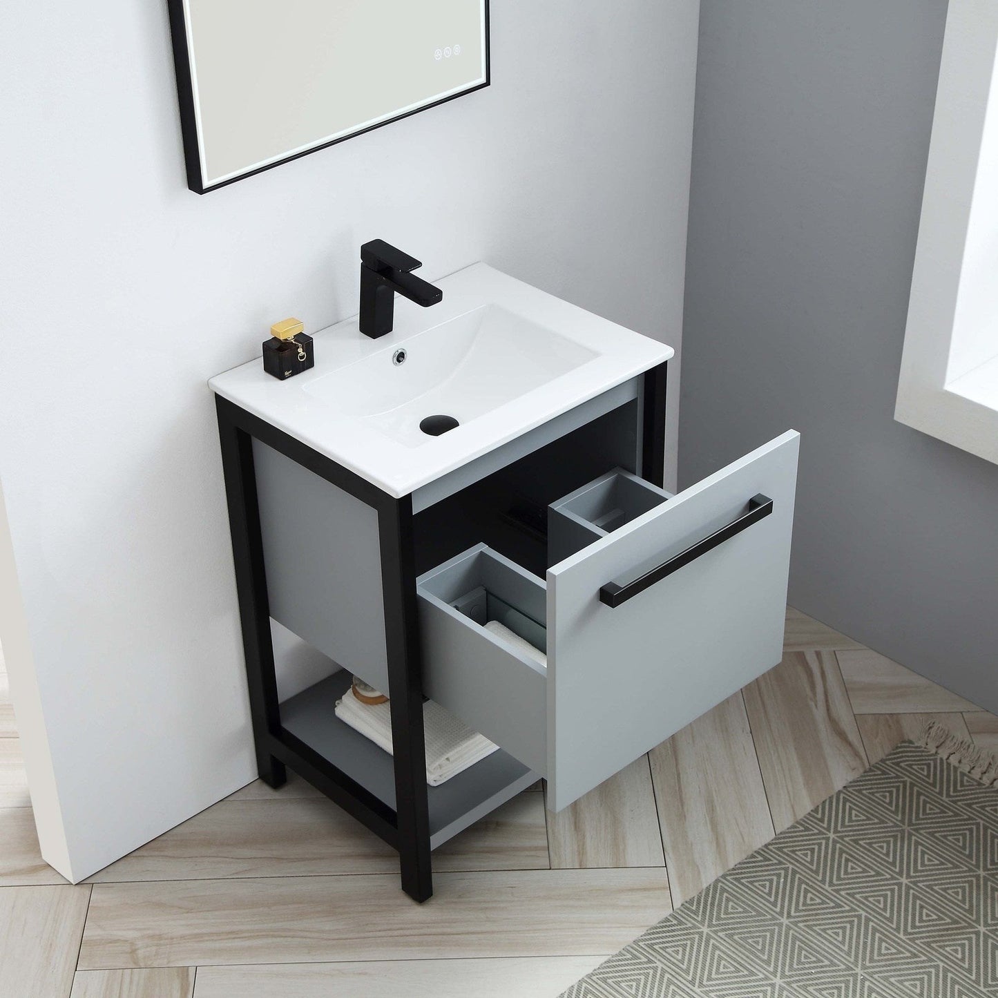 Blossom Bathroom Riga 24 Inch Bathroom Vanity - V8022 24 01