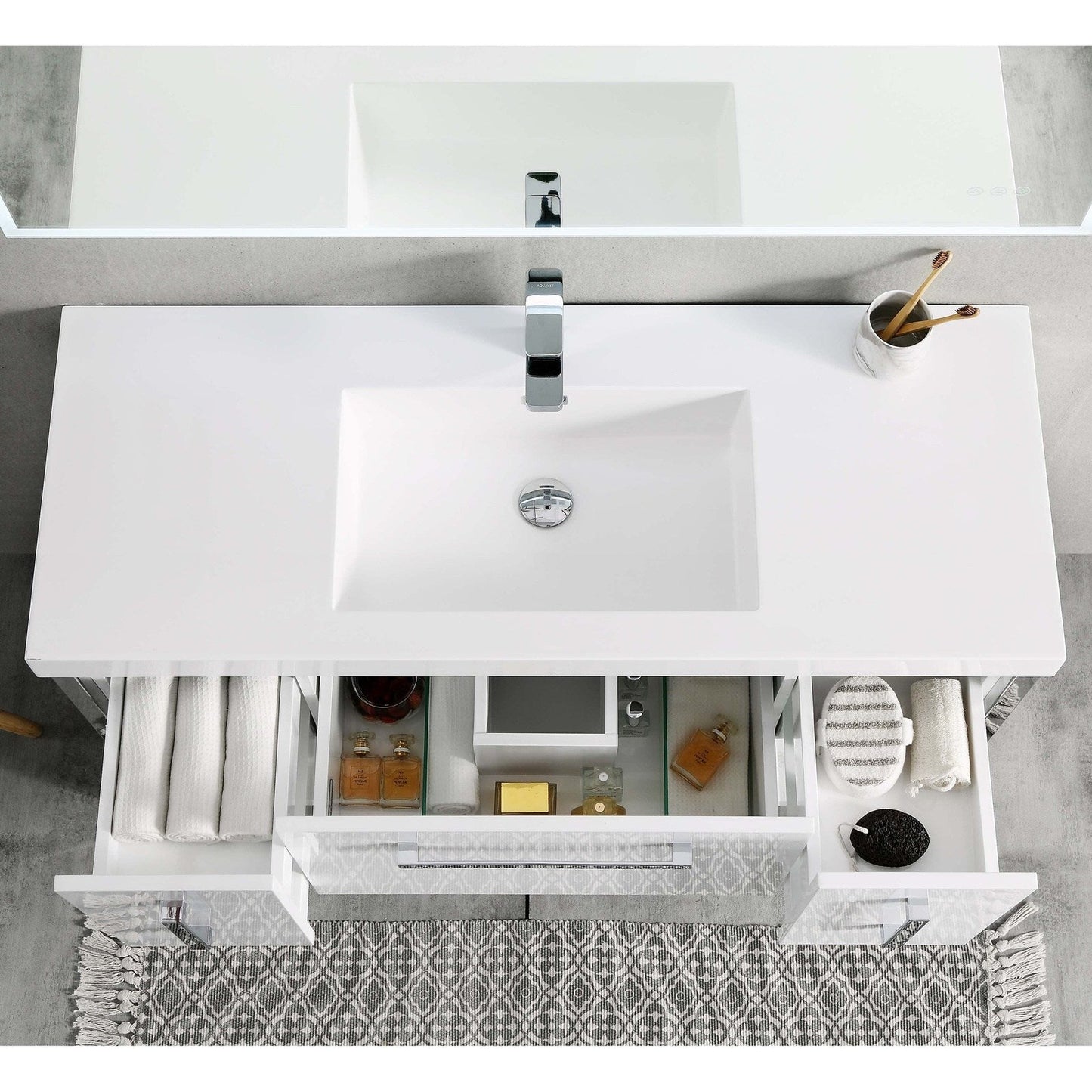 Blossom Riga 48 Inch Bathroom Vanity – Single Sink - V8022 48 01S