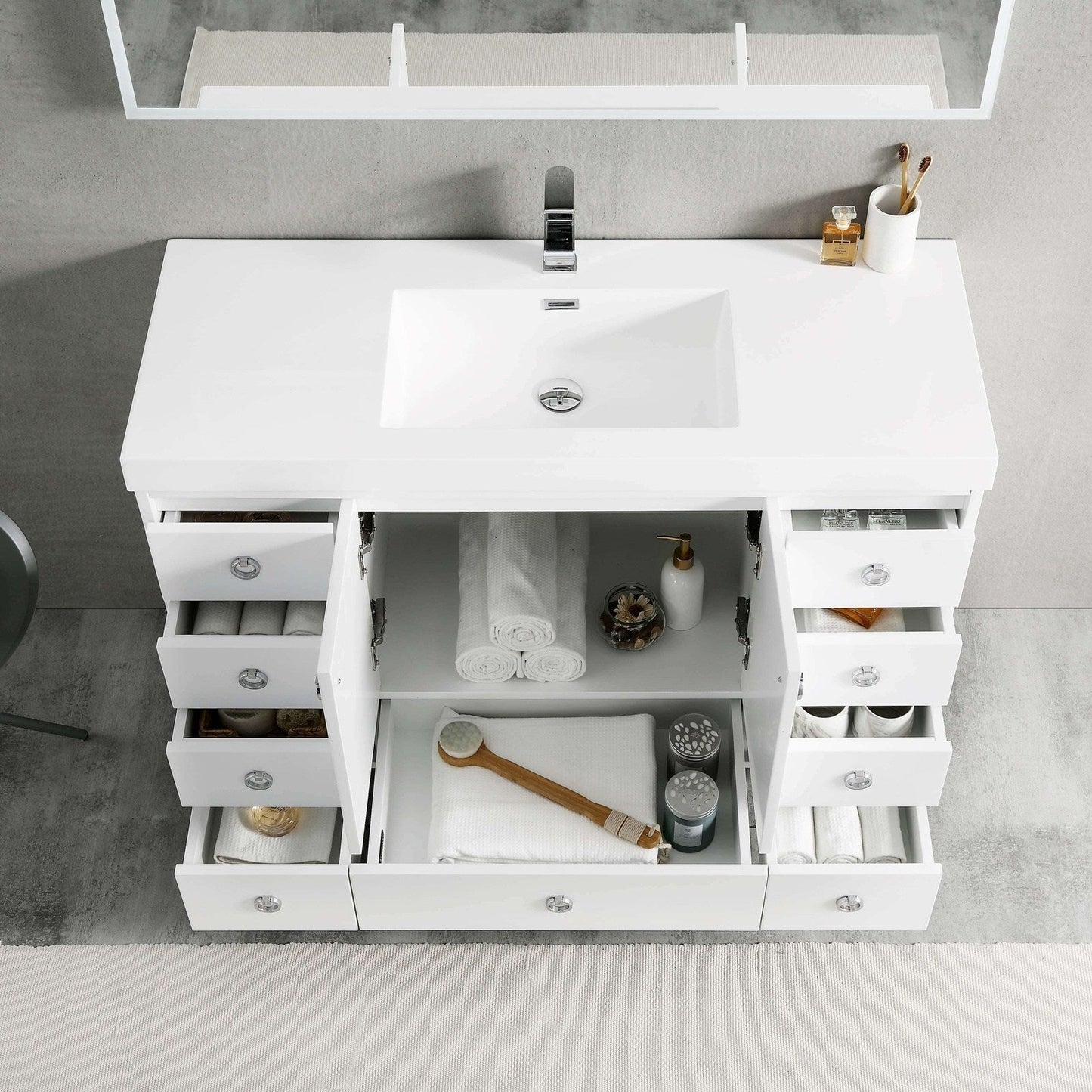 Blossom Lyon 48 Inch Bathroom Vanity – Single Sink - V8023 48 01S