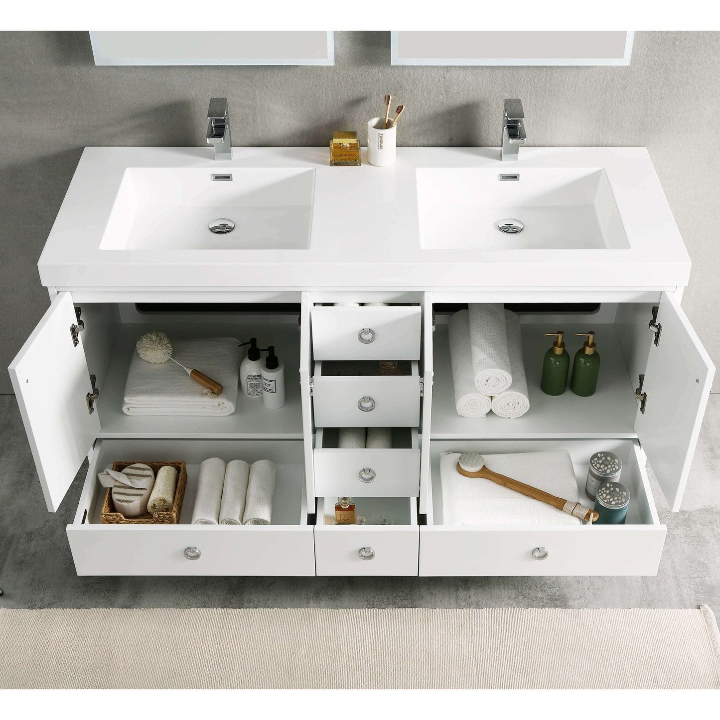 Blossom Lyon 60 Inch Bathroom Vanity - V8023 60 01