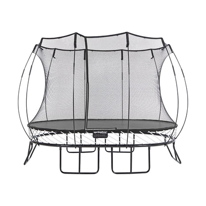 Springfree Outdoor 8 x 13 Ft Trampoline, Enclosure, Hoop Game, and Step Ladder - 215870