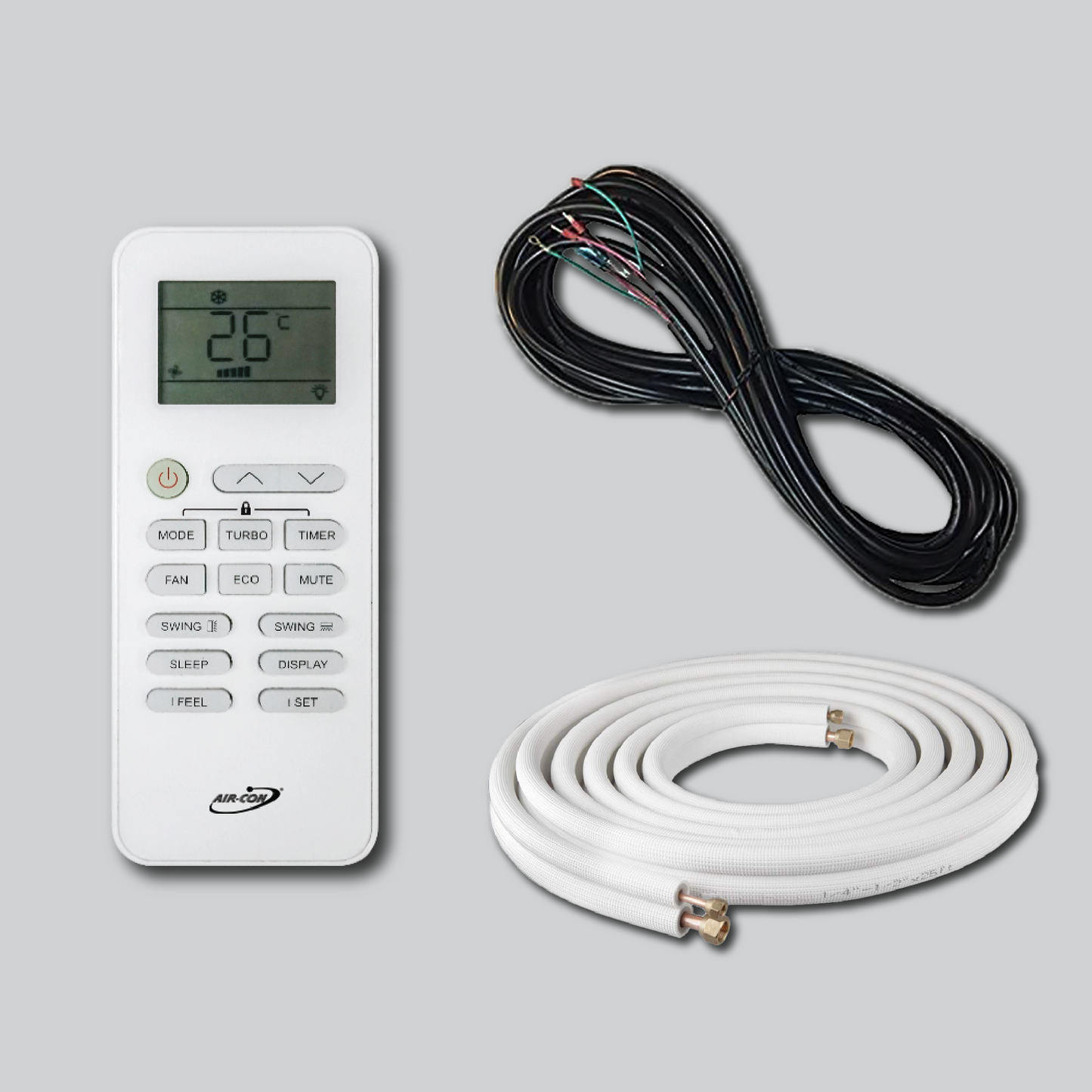 Air-Con Blue Series 4 24000 BTU 20 SEER Mini Split Air Conditioner 15ft Lineset & Wiring - ALPCI/EM4H4E24