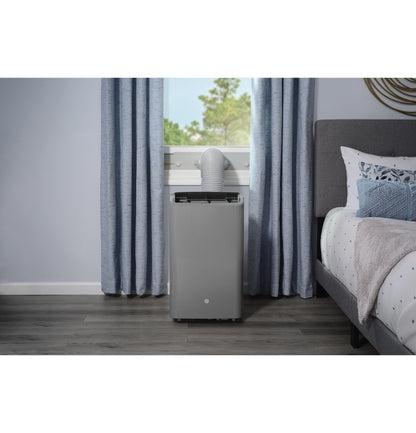 GE APPLIANCES APWD07JASG GE(R) 7,500 BTU Smart Portable Air Conditioner with Dehumidifier and Remote, Grey - APWD07JASG-KT