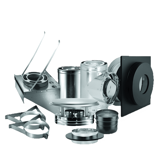 Duravent SD9088 6 In. Triple-Wall Steel Through the Wall Venting Kit New