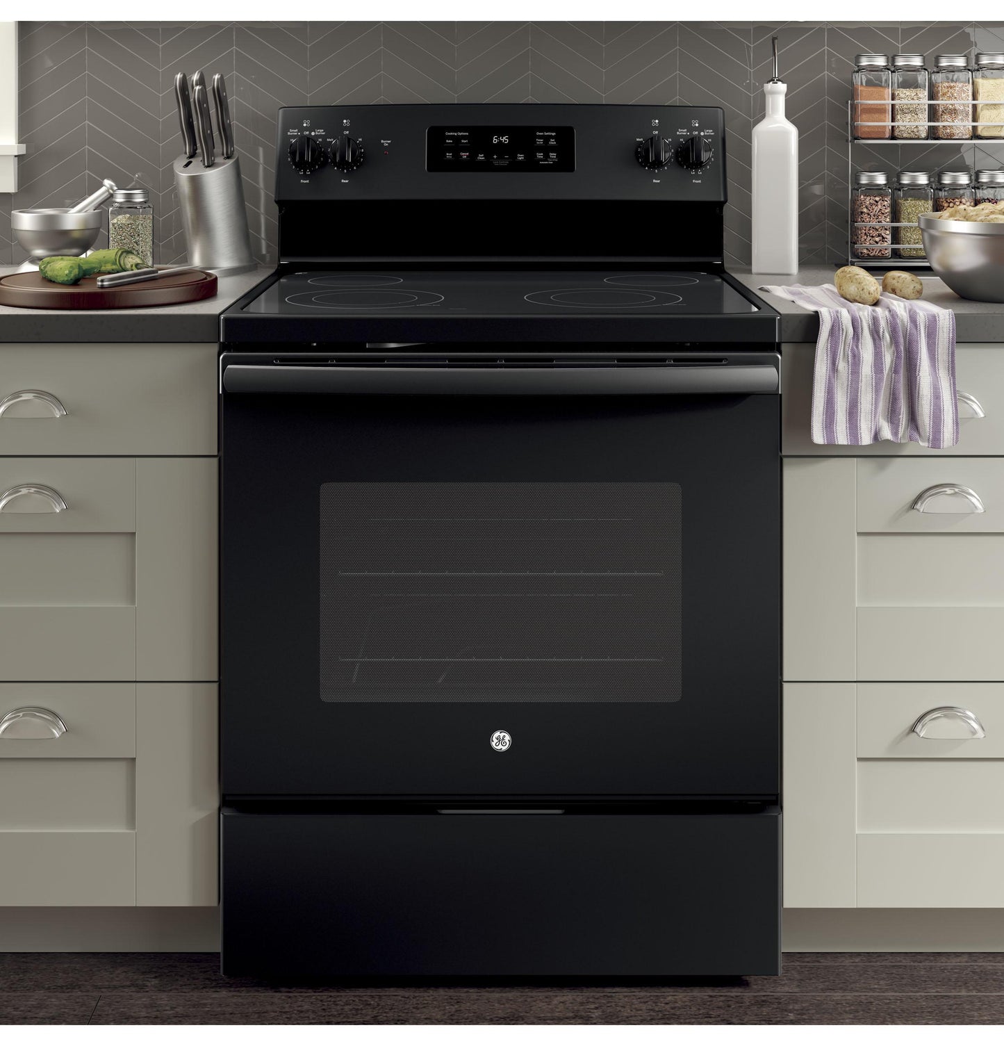 GE APPLIANCES JB645DKBB GE(R) 30" Free-Standing Electric Range - JB645DKBB-KT