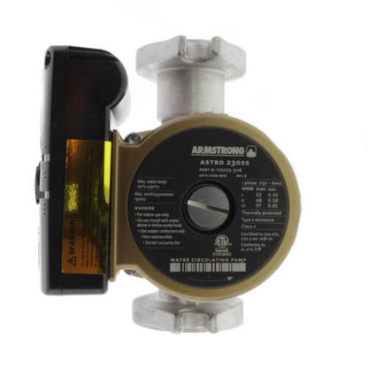 Armstrong 1/25 Horsepower Astro 230SS Wet Rotor Circulator Stainless Steel - 110223-306
