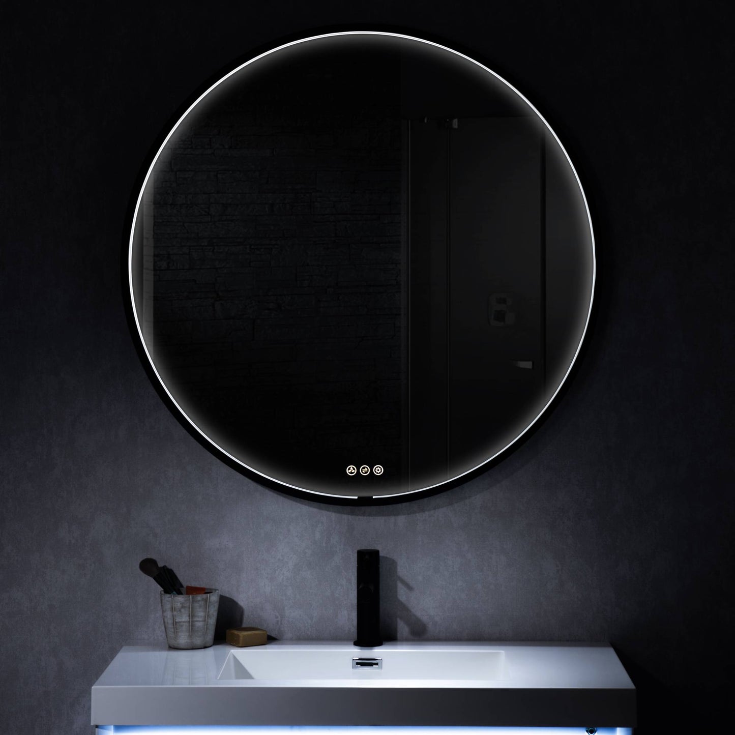Blossom Oskar 32 Inch Round LED Mirror - LED M7 R32 MB