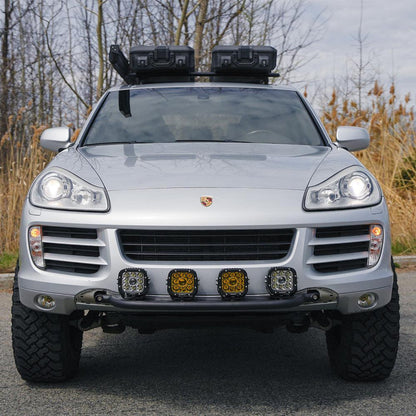 Auxbeam 6Pcs 5 Inch 110W White/Amber LED Pods Lights with Power Harness - GP00011283