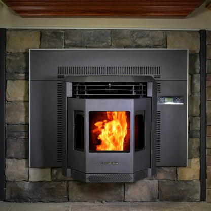 ComfortBilt Pellet Stove Fireplace Insert - HP22i-Black