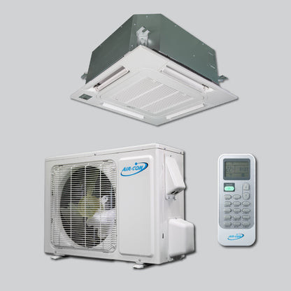 Air-Con Sky Pro 18000 BTU Cassette Type Ductless Air Conditioner 20 SEER - ASLCI/EC4H4S18