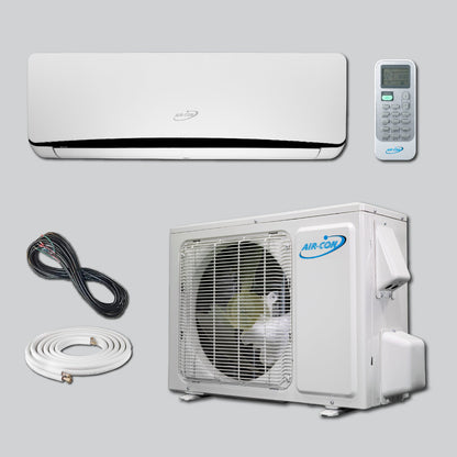 Air-Con Titanium 9000 BTU Ductless Mini Split Air Conditioner Heat Pump System 19 SEER 110-120V - ATUCI/EM4H1S09