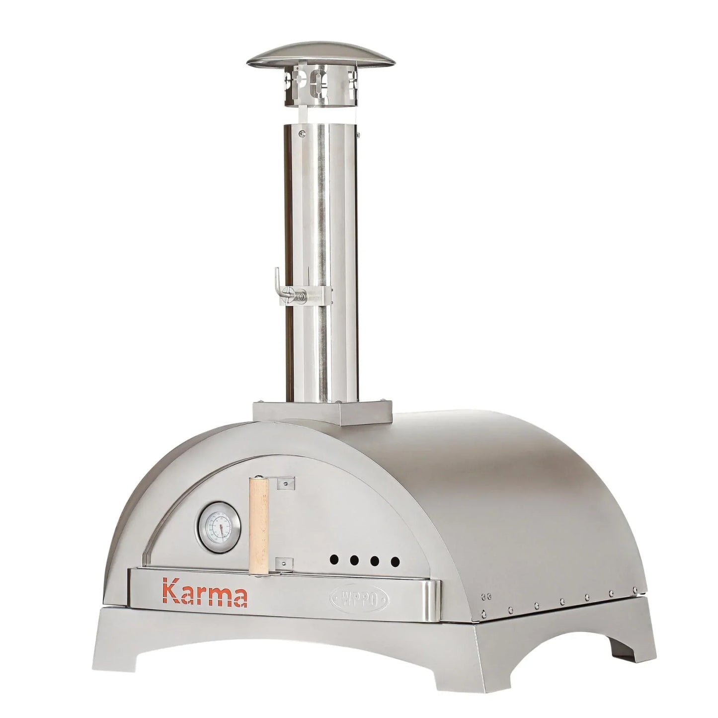 WPPO Karma 25" Wood Fired Pizza Oven with Base WKK-01S-304 - WKK-01S-304