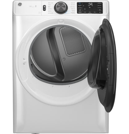 GE APPLIANCES GFD65GSSVWW GE(R) 7.8 cu. ft. Capacity Smart Front Load Gas Dryer with Steam and Sanitize Cycle - GFD65GSSVWW-KT