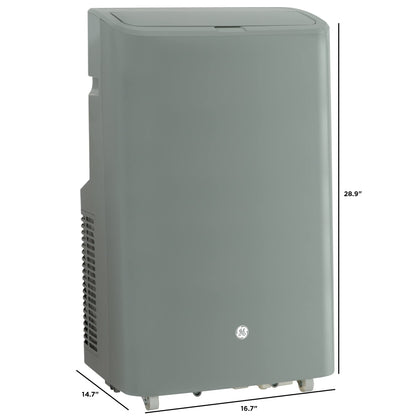GE APPLIANCES APWD07JASG GE(R) 7,500 BTU Smart Portable Air Conditioner with Dehumidifier and Remote, Grey - APWD07JASG-KT