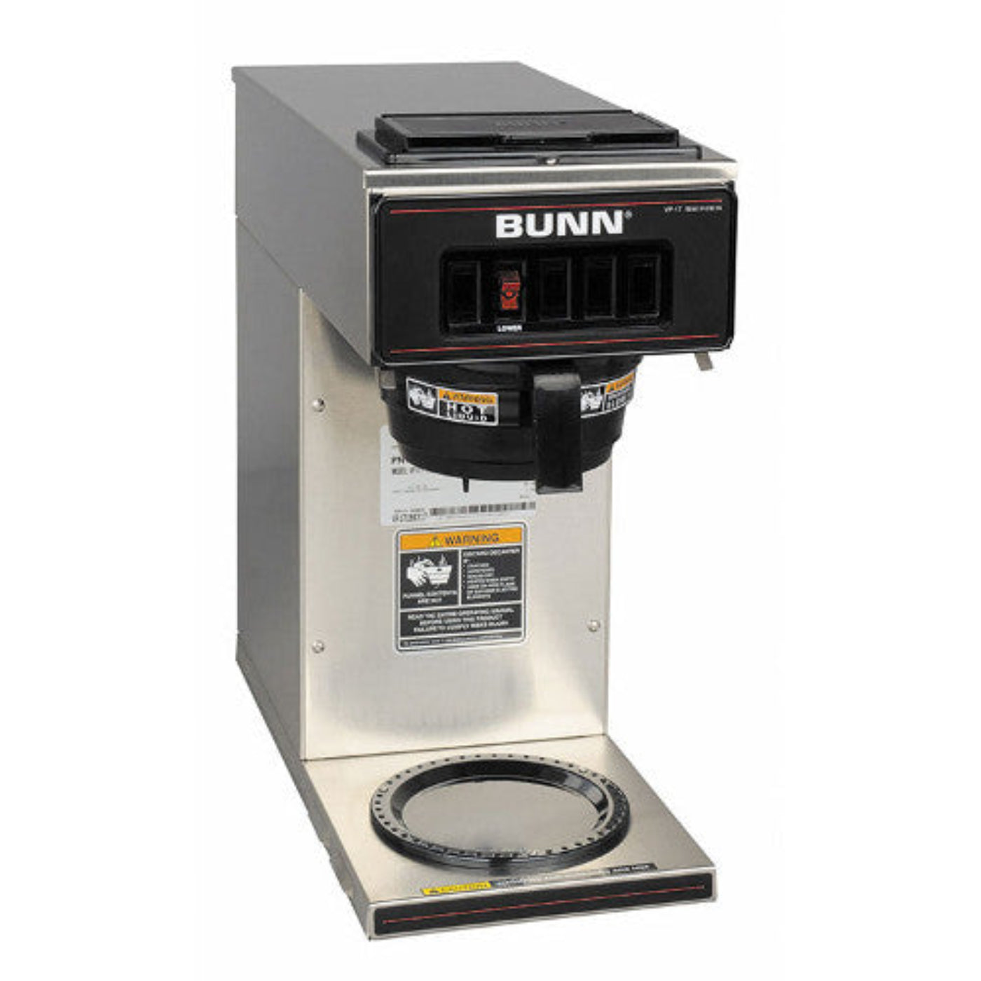 Bunn 13300.0001 VP17-1 Pourover Coffee Maker - Stainless Decor - BU133000001
